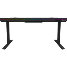 Купить Компьютерный стол с электрорегулировкой высоты Lorgar PRO 80G Glass Black (LRG-DP80G) - фото 5