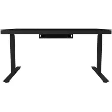 Купить Компьютерный стол с электрорегулировкой высоты Lorgar PRO 80G Glass Black (LRG-DP80G) - фото 8