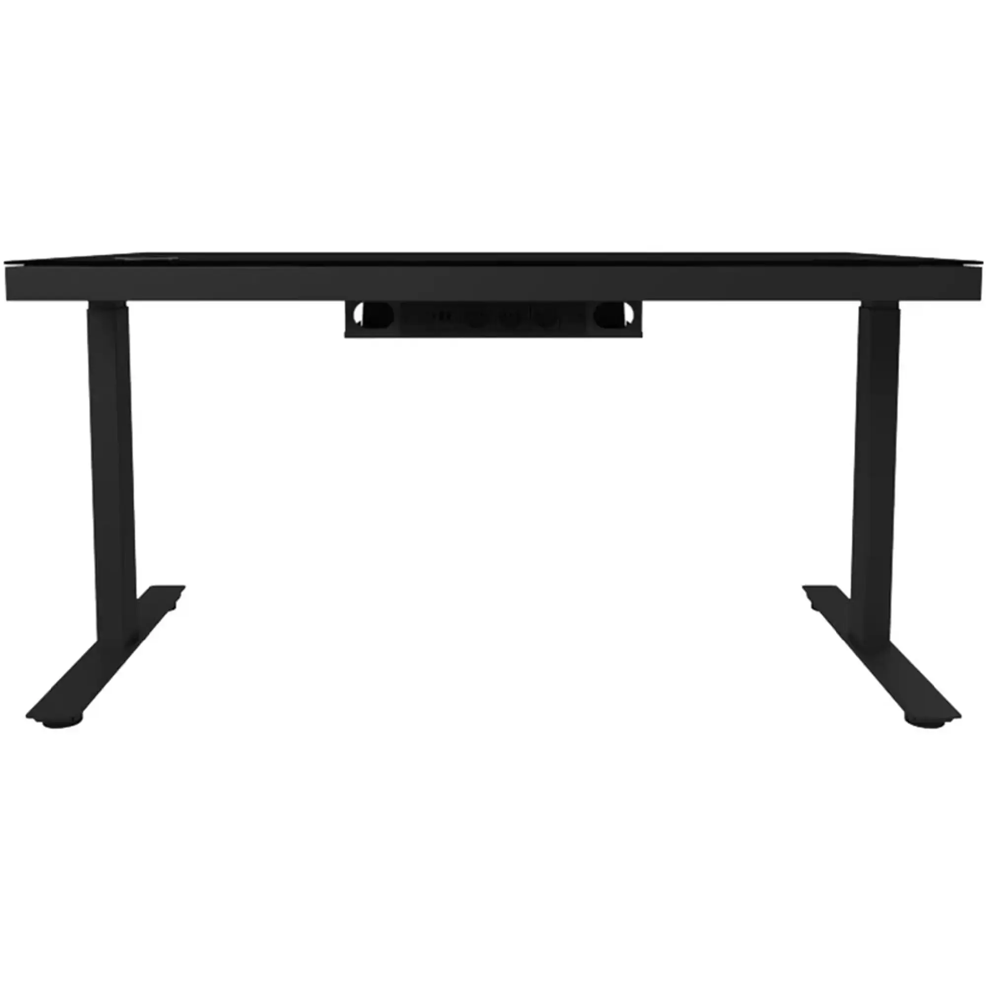 Купить Компьютерный стол с электрорегулировкой высоты Lorgar PRO 80G Glass Black (LRG-DP80G) - фото 8
