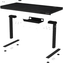 Купить Компьютерный стол с электрорегулировкой высоты Lorgar PRO 80W Wood Black (LRG-DP80W) - фото 4