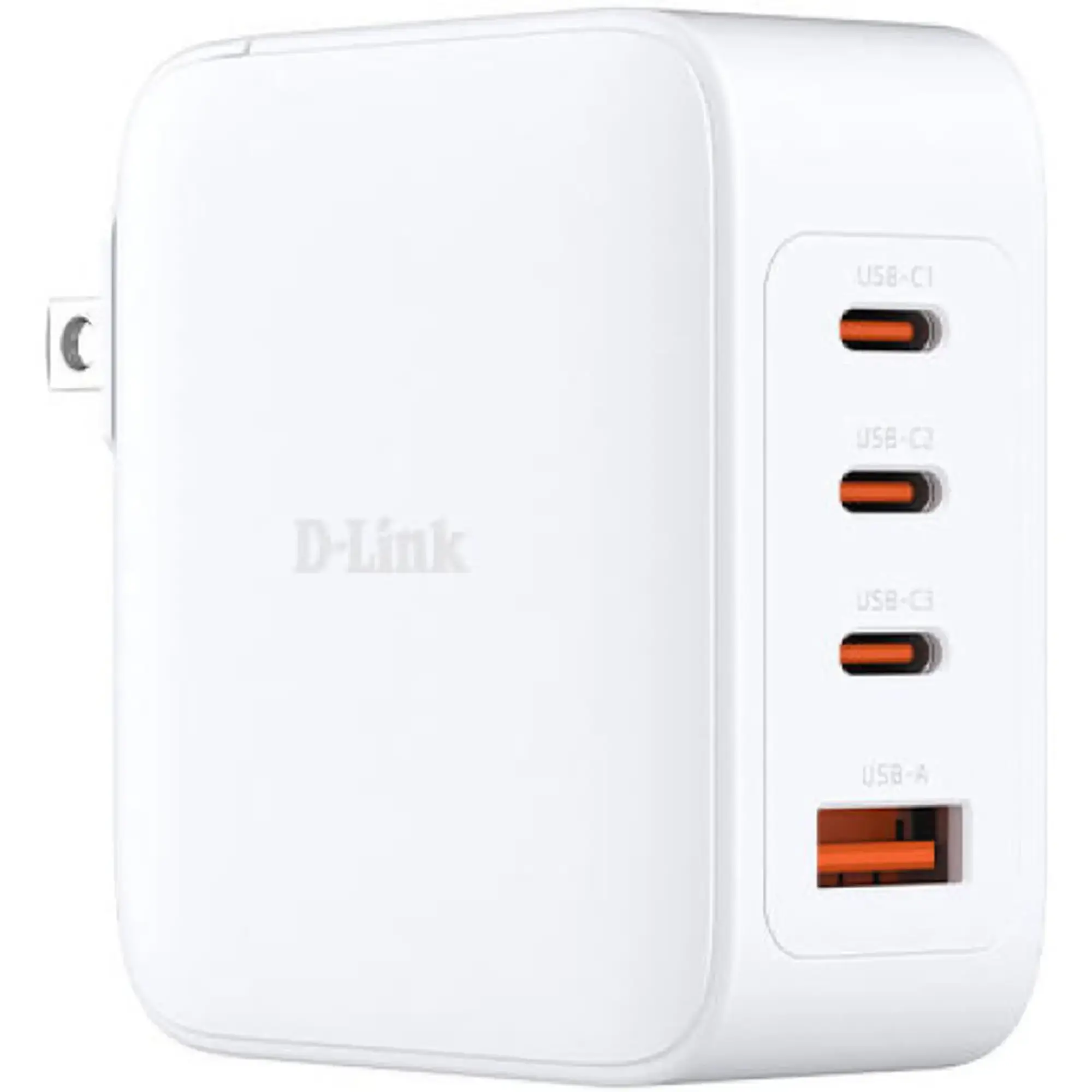 Купити Мережевий зарядний пристрій D-Link DCF-141 140Вт GaN 3хUSB-С, 1xUSB-A White - фото 2