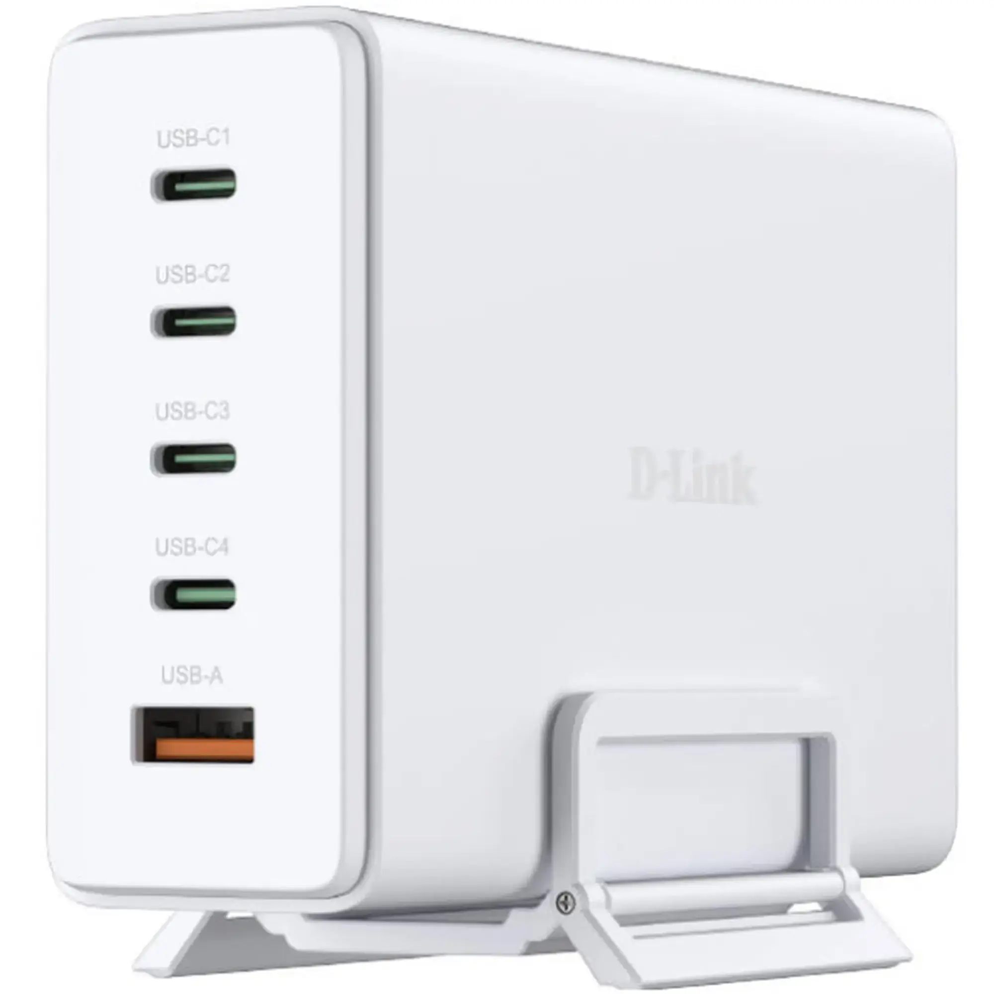 Купити Мережевий зарядний пристрій D-Link DCF-241 240Вт GaN 4хUSB-С, 1xUSB-A White - фото 5