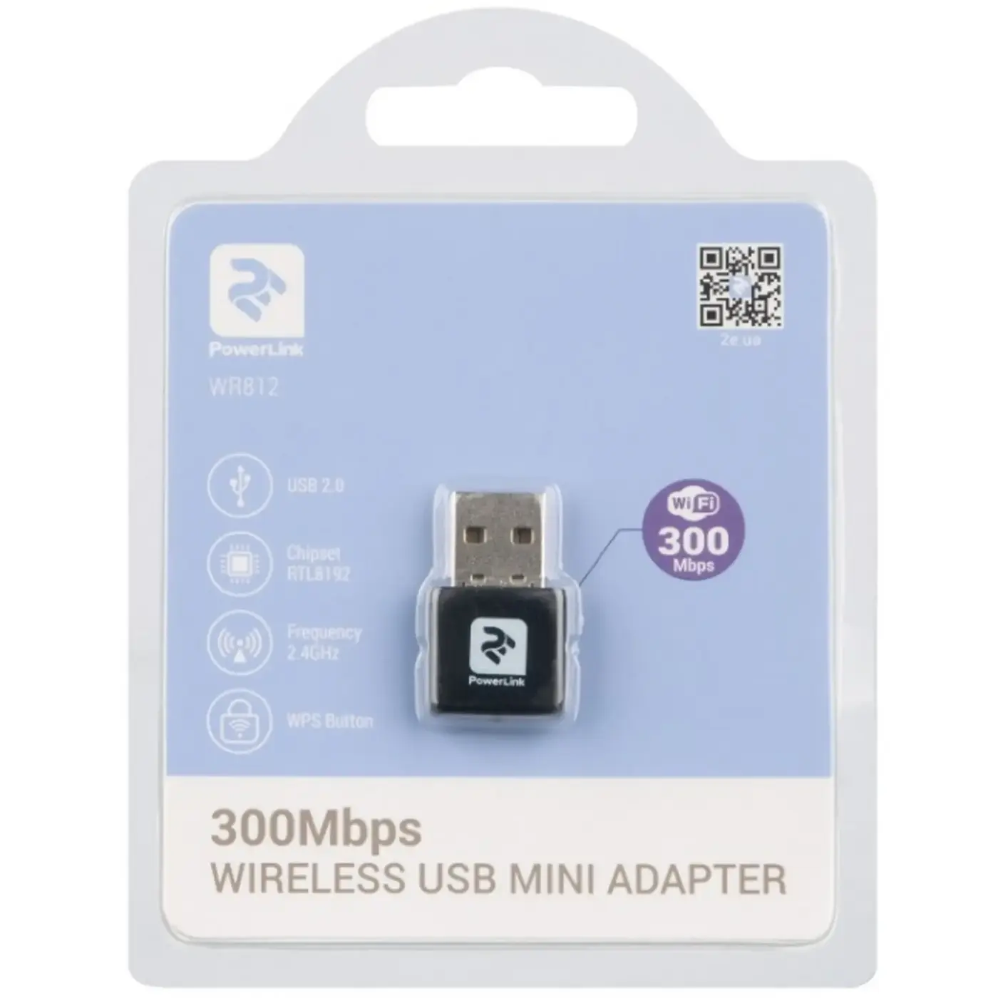 Купить WiFi-адаптер 2E PowerLink WR812 N300 - фото 4