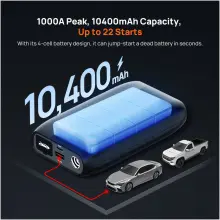 Купить Пуско-зарядное устройство 70Mai 10400mAh Jump Starter  PS07 (BHR8099GL) (1178652) - фото 3
