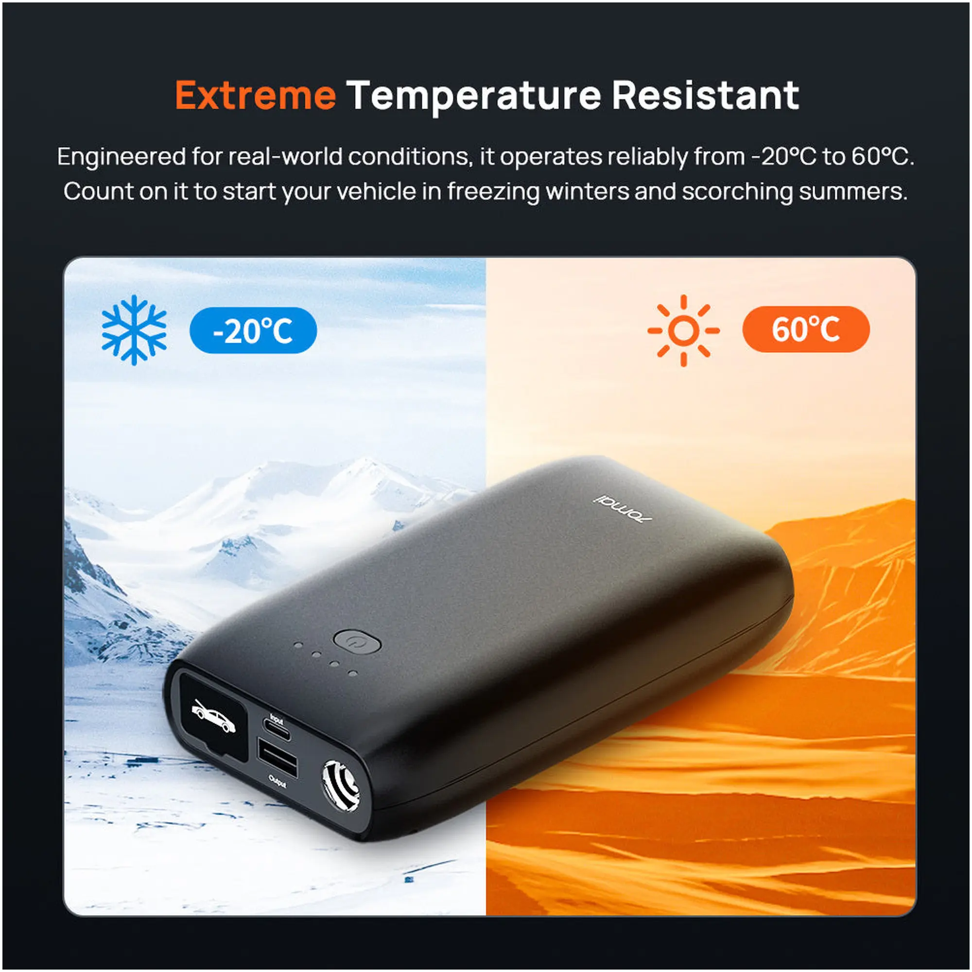 Купить Пуско-зарядное устройство 70Mai 10400mAh Jump Starter  PS07 (BHR8099GL) (1178652) - фото 4