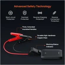 Купить Пуско-зарядное устройство 70Mai 10400mAh Jump Starter  PS07 (BHR8099GL) (1178652) - фото 11
