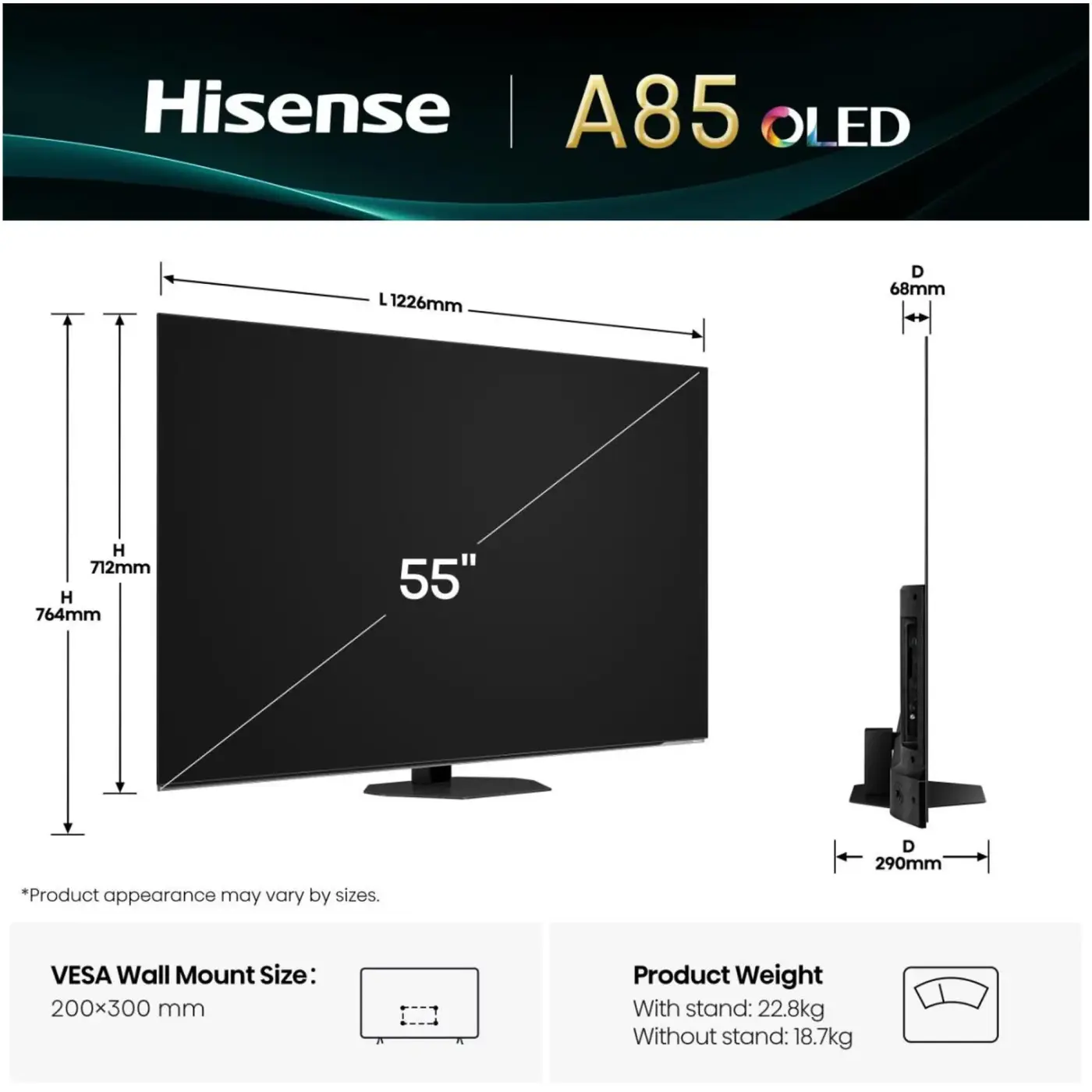 Купить Телевизор Hisense 55A85Q - фото 3