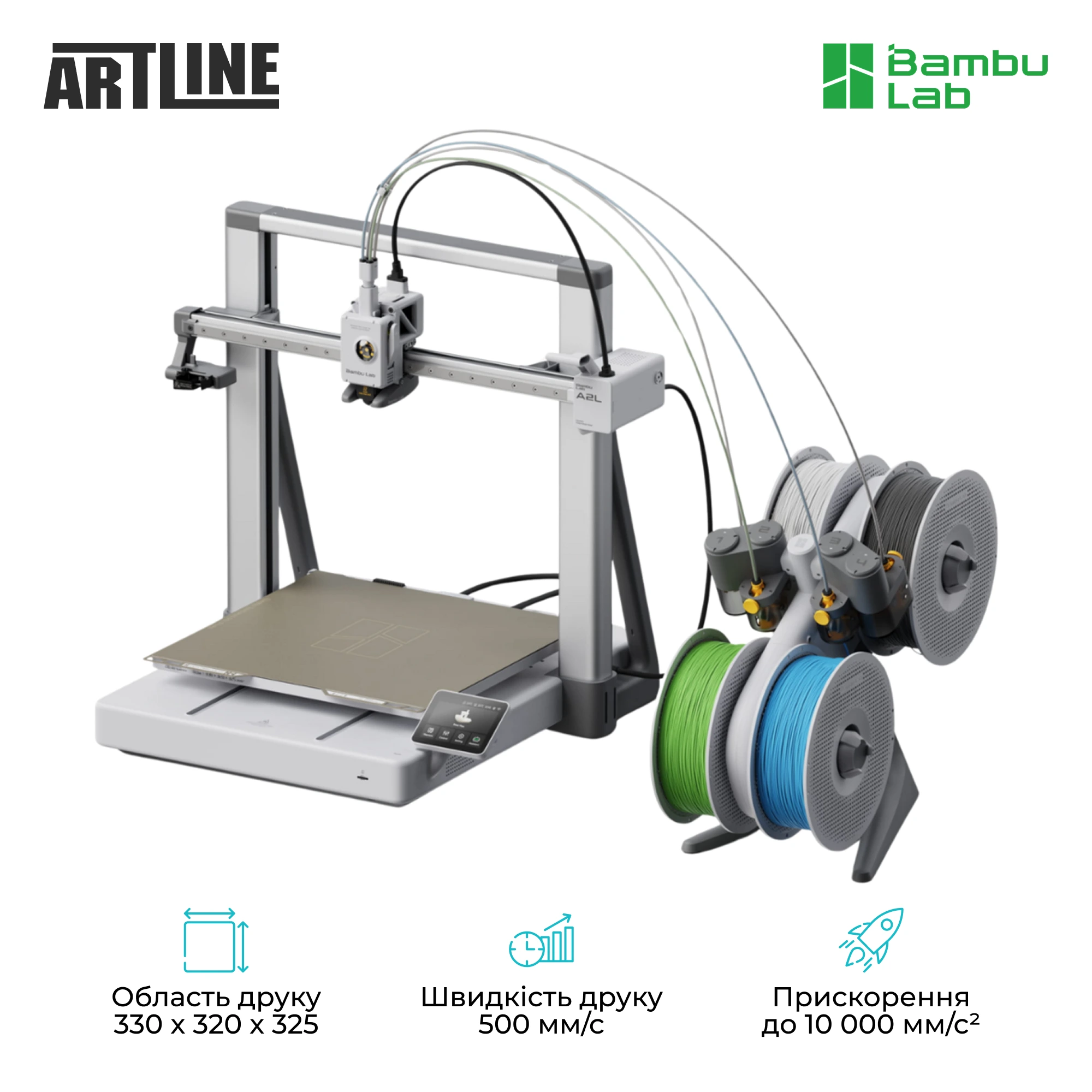 Купить 3D принтер Bambu Lab A1 (PF002-A-EU2) - фото 3