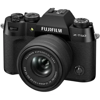 Купить Фотоаппарат Fujifilm X-T50 + XC 15-45mm F3.5-5.6 Kit Black (16828741) - фото 1