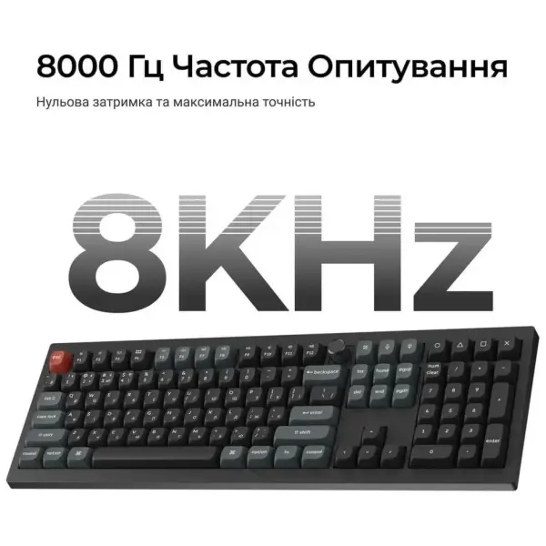 Купити Клавіатура Keychron V6 Ultra Keychron Red Switch Black RGB (V6U-D1-UA) - фото 8