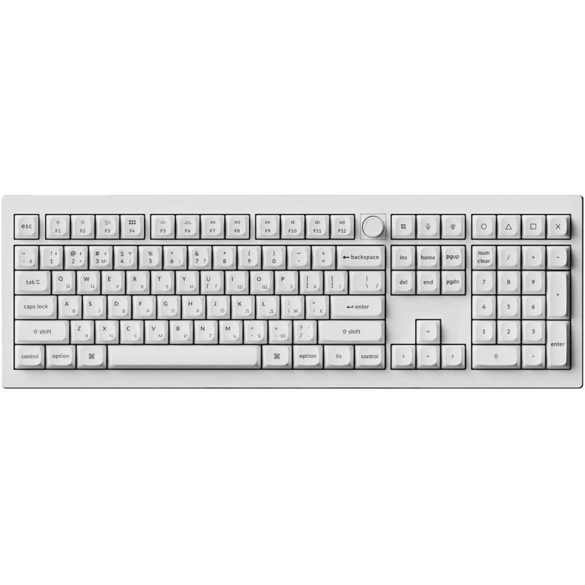 Купити Клавіатура Keychron V6 Ultra Keychron Red Switch White RGB (V6U-F1-UA) - фото 1
