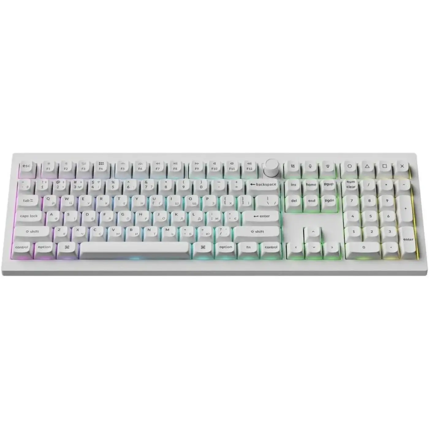 Купити Клавіатура Keychron V6 Ultra Keychron Red Switch White RGB (V6U-F1-UA) - фото 2