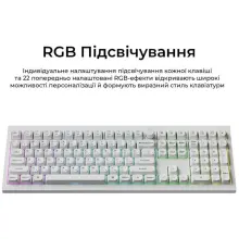 Купити Клавіатура Keychron V6 Ultra Keychron Red Switch White RGB (V6U-F1-UA) - фото 7