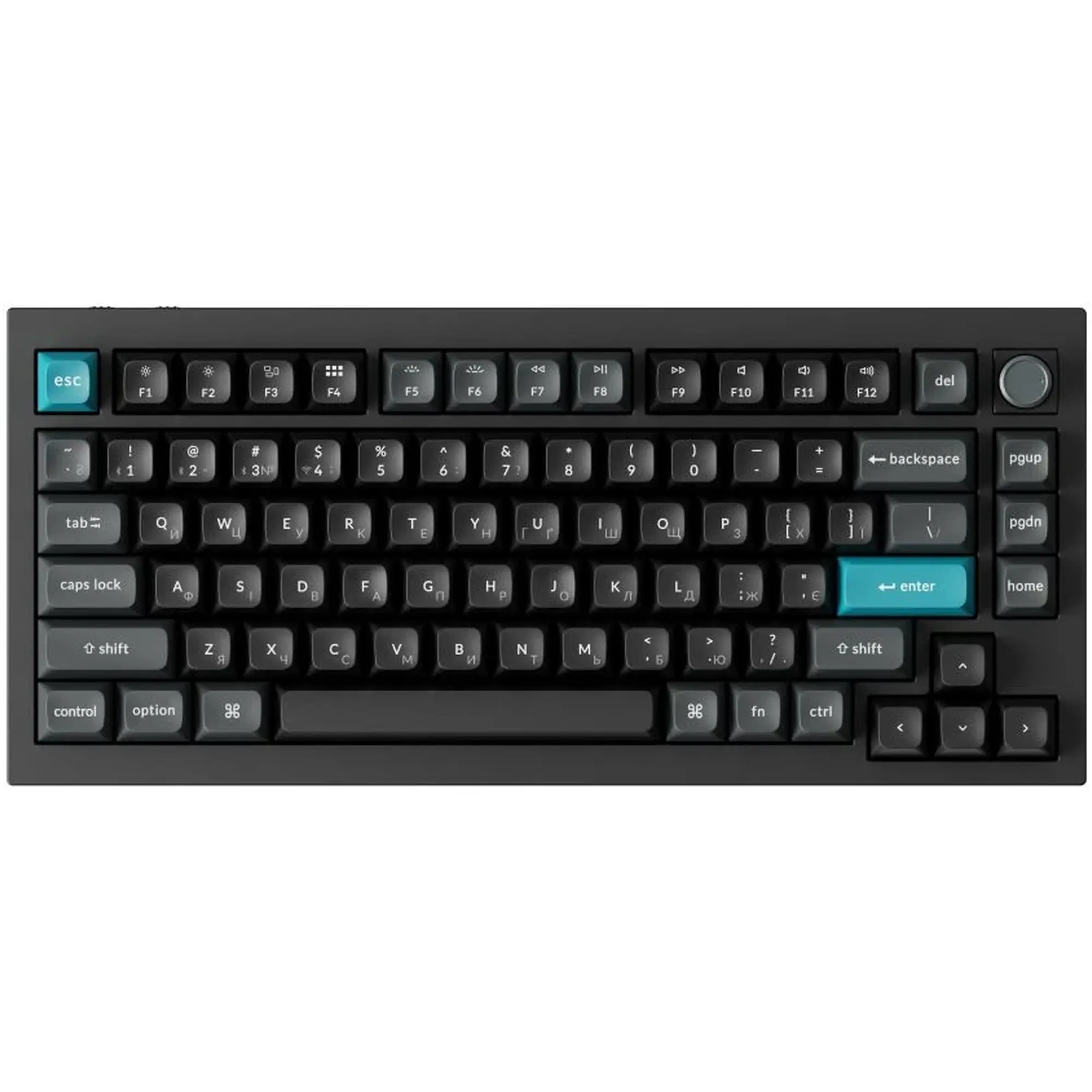 Купити Клавіатура Keychron Q1 Ultra Keychron Red Switch Black RGB (Q1U-M1-UA) - фото 1