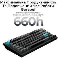 Купити Клавіатура Keychron Q1 Ultra Keychron Red Switch Black RGB (Q1U-M1-UA) - фото 11