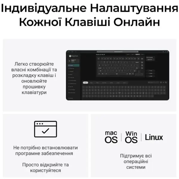 Купити Клавіатура Keychron Q1 Ultra Keychron Red Switch Black RGB (Q1U-M1-UA) - фото 14