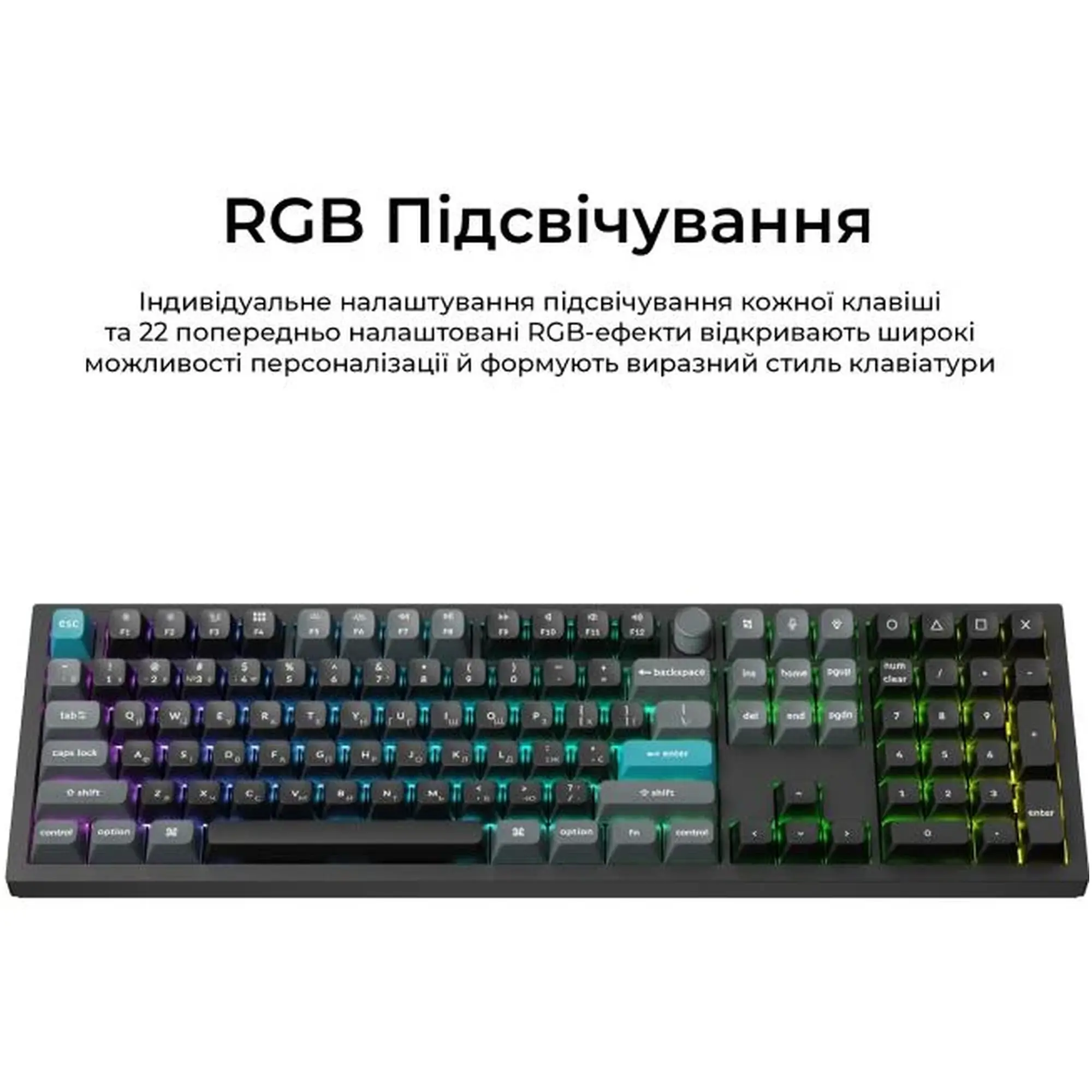 Купити Клавіатура Keychron Q6 Ultra Keychron Red Switch Black RGB (Q6U-M1-UA) - фото 8