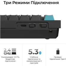 Купити Клавіатура Keychron Q6 Ultra Keychron Red Switch Black RGB (Q6U-M1-UA) - фото 12