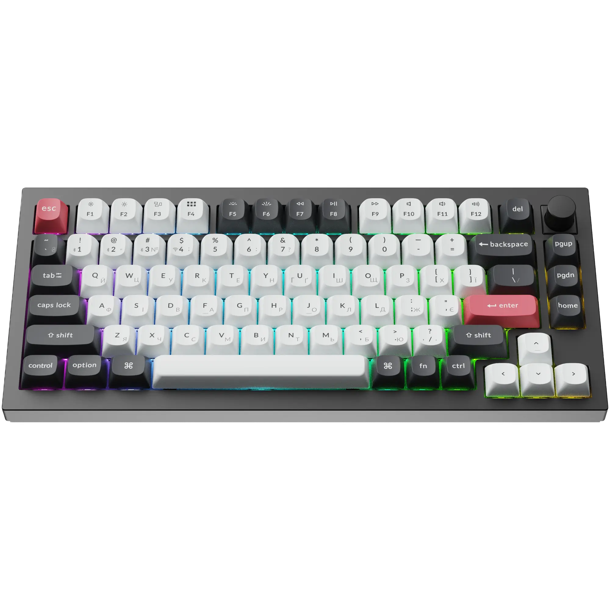 Купити Клавіатура Keychron Q1 HE Magnetic Switch Black RGB (Q1H-M1-UA) - фото 2