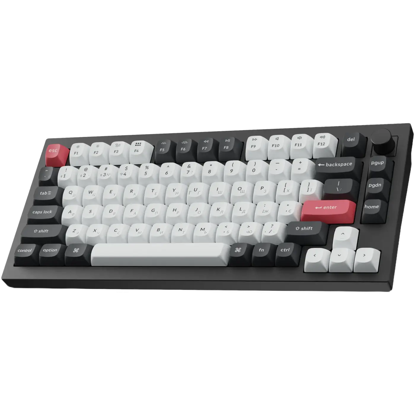 Купити Клавіатура Keychron Q1 HE Magnetic Switch Black RGB (Q1H-M1-UA) - фото 3