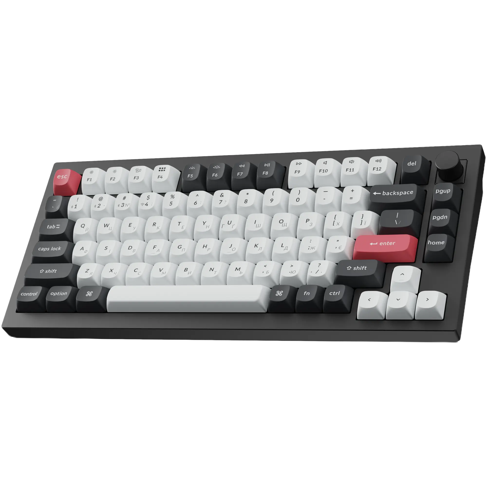 Купити Клавіатура Keychron Q1 HE Magnetic Switch Black RGB (Q1H-M1-UA) - фото 3