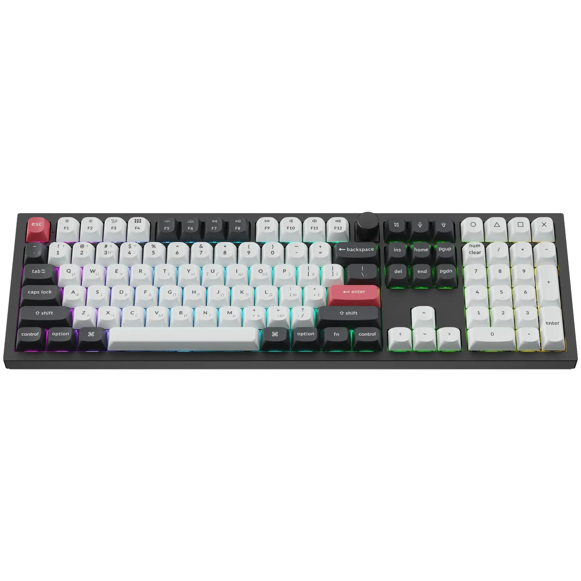 Купити Клавіатура Keychron Q6 HE Magnetic Switch Black RGB (Q6H-M1-UA) - фото 2