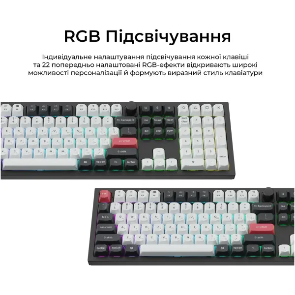 Купити Клавіатура Keychron Q6 HE Magnetic Switch Black RGB (Q6H-M1-UA) - фото 14
