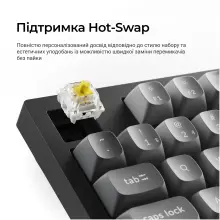 Купити Клавіатура Keychron K10 Max Keychron Super Banana Switch Black RGB (K10M-H4-UA) - фото 8