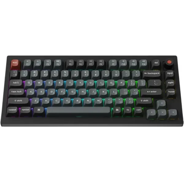 Купити Клавіатура Keychron V1 8K Keychron Super Red Switch Black RGB (V1W-D1-UA) - фото 2