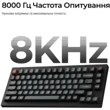 Купити Клавіатура Keychron V1 8K Keychron Super Red Switch Black RGB (V1W-D1-UA) - фото 8