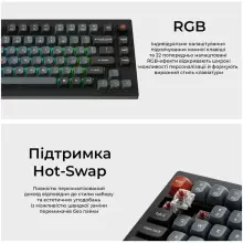 Купити Клавіатура Keychron V1 8K Keychron Super Red Switch Black RGB (V1W-D1-UA) - фото 11