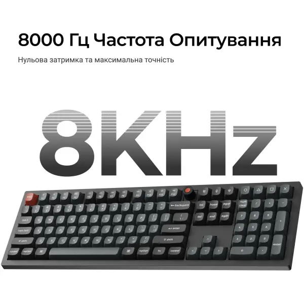Купити Клавіатура Keychron V6 8K Keychron Super Red Switch Black RGB (V6W-D1-UA) - фото 10