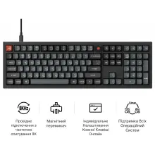 Купити Клавіатура Keychron V6 8K Keychron Super Red Switch Black RGB (V6W-D1-UA) - фото 11