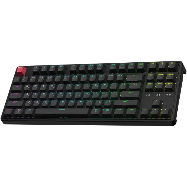 Купити Клавіатура Keychron C3 Max Super Red Switch Black RGB (C3M-H1-UA) - фото 2