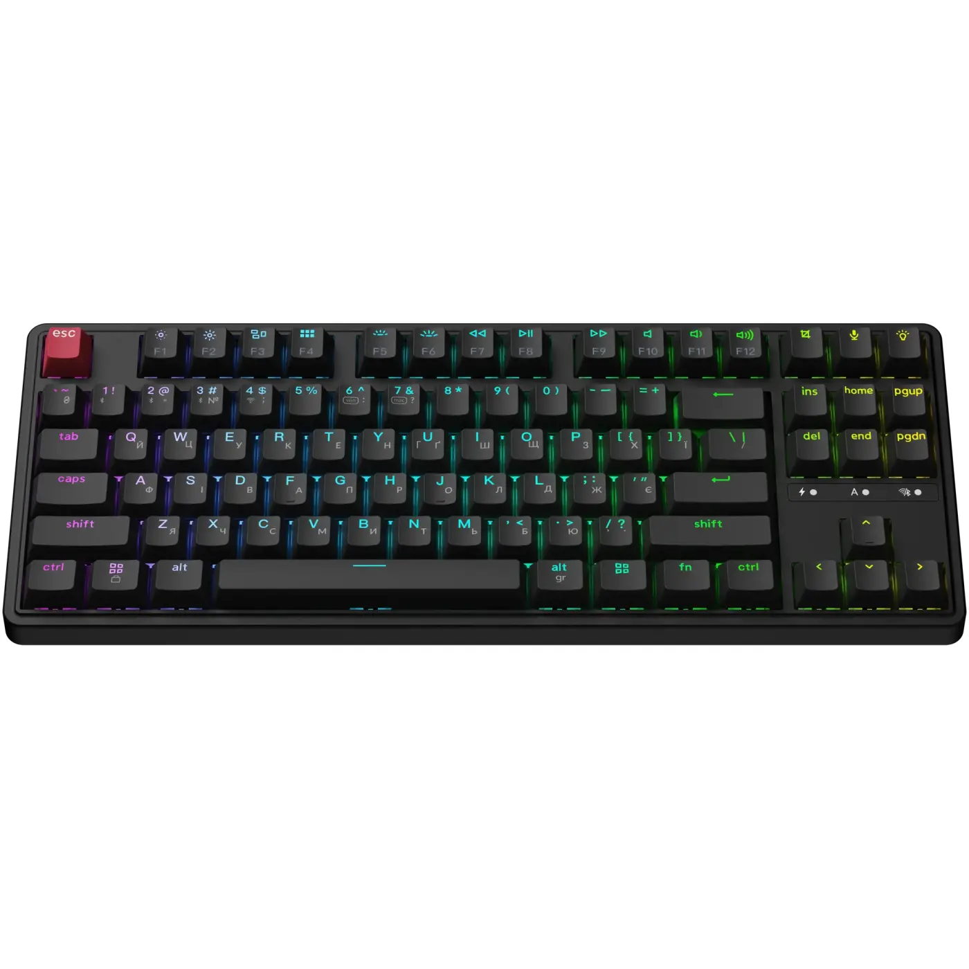 Купити Клавіатура Keychron C3 Max Super Red Switch Black RGB (C3M-H1-UA) - фото 3