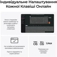 Купити Клавіатура Keychron C3 Max Super Red Switch Black RGB (C3M-H1-UA) - фото 7