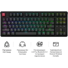 Купити Клавіатура Keychron C3 Max Super Red Switch Black RGB (C3M-H1-UA) - фото 11