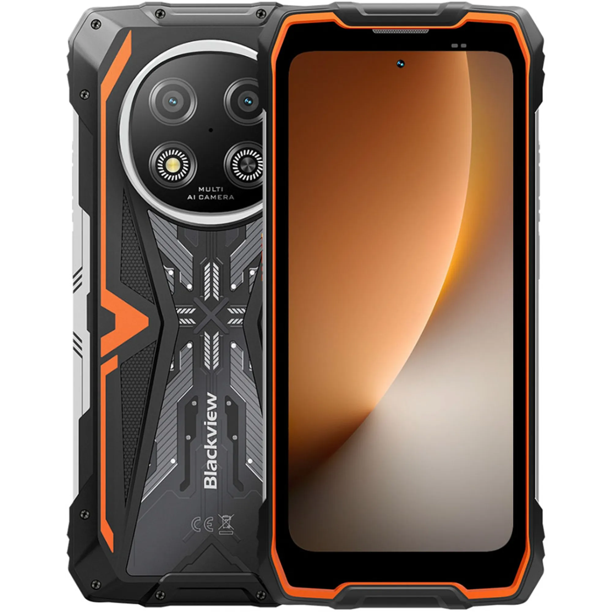 Купити Смартфон Blackview ROCK 2 12/256GB Orange (6931548324751) - фото 1