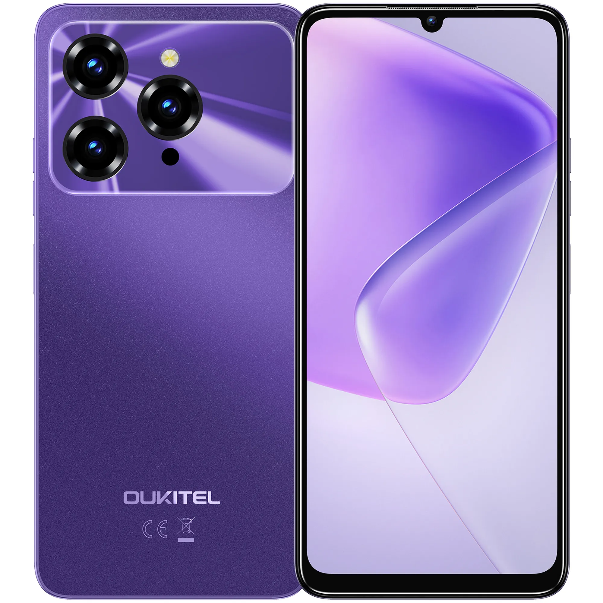 Купить Смартфон Oukitel C6 5G 12/512GB Purple (6931548322061) - фото 1
