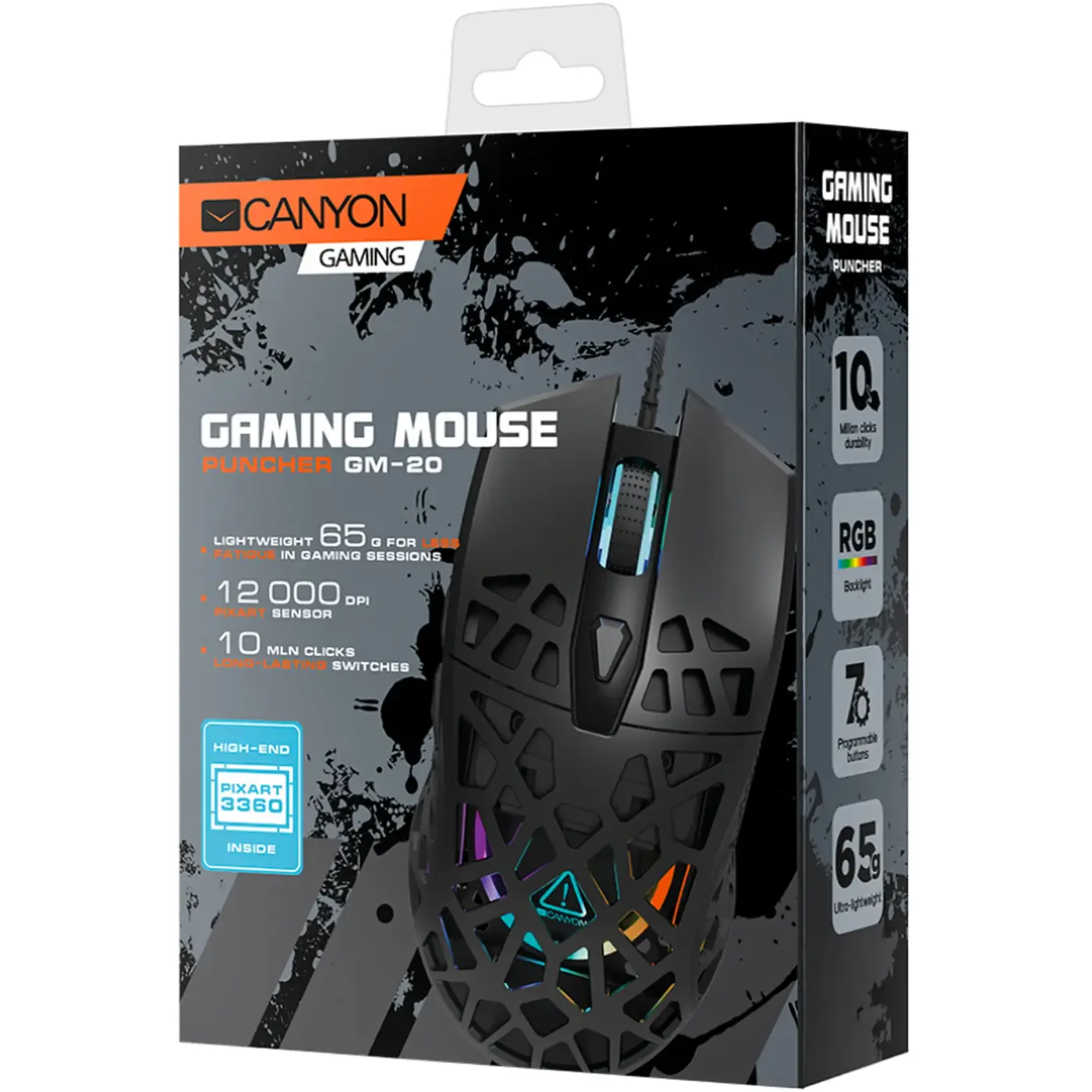 Купити Мишка Canyon Puncher GM-20 USB Black (CND-SGM20B) - фото 5