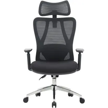 Купити Офісне крісло OfficePro Aero OC490B Black - фото 1