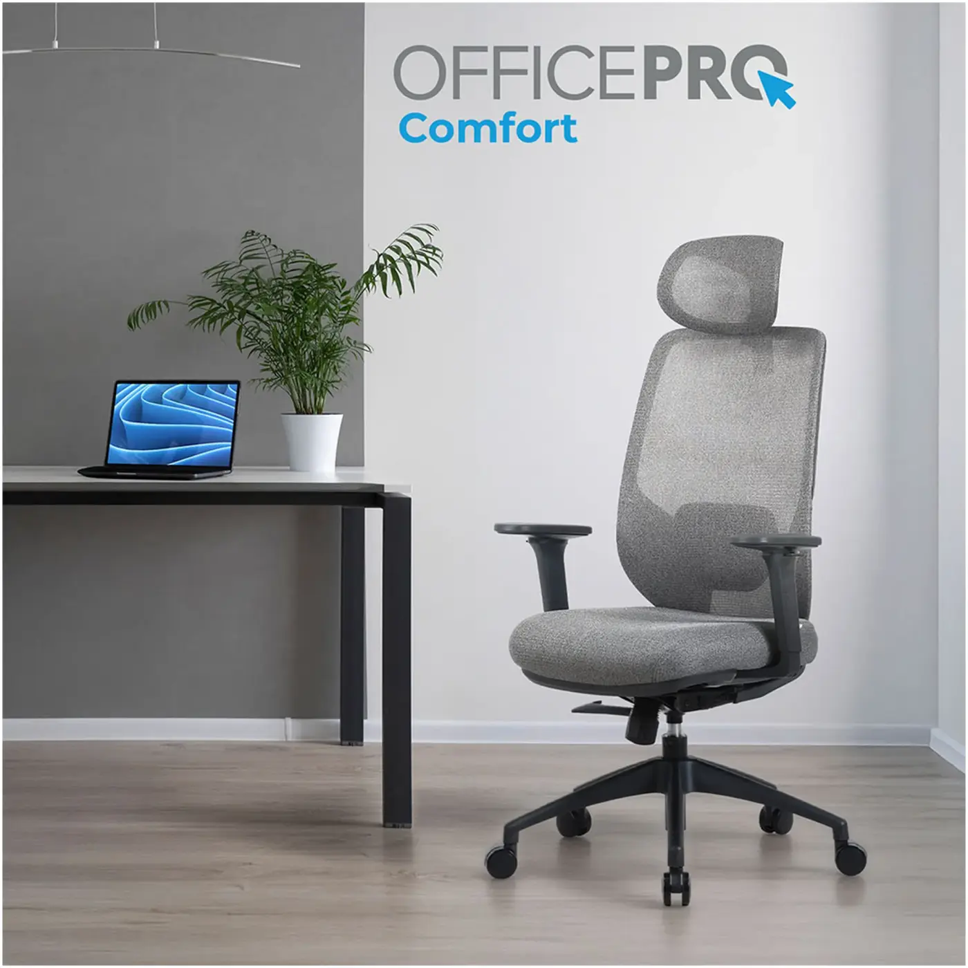 Купить Офисное кресло OfficePro Comfort OC524G Gray - фото 7