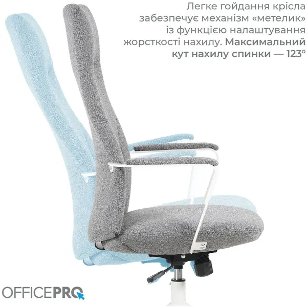 Купити Офісне крісло OfficePro Shift OC545DG Dark Gray - фото 8