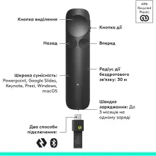 Купити Презентер Logitech Spotlight 2 Presentation Remote Graphite (910-007672) - фото 2