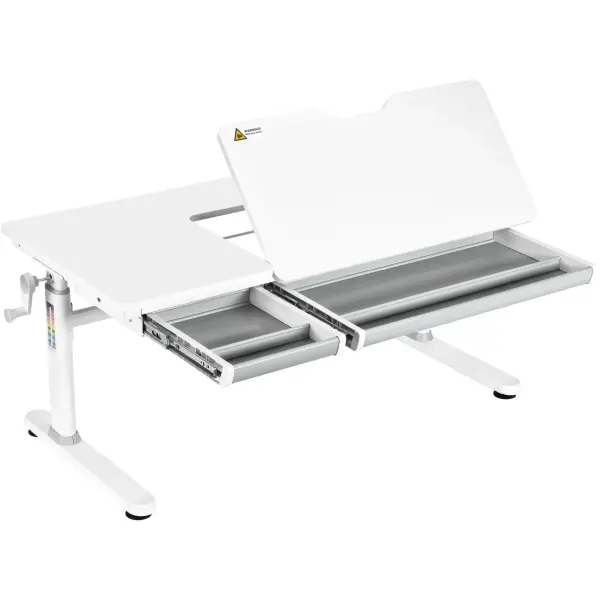Купить Компьютерный стол 2E CE301K Mechanic White (2E-CE301K-MECHANIC) - фото 4