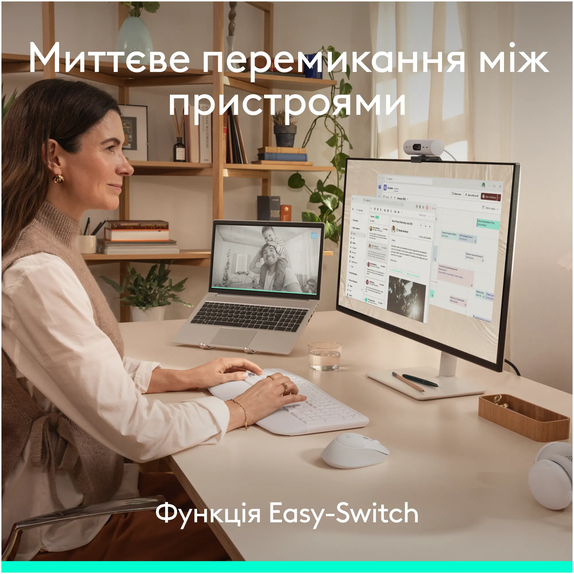 Купити Миша Logitech Signature Comfort Plus M850 L Wireless White (910-007716) - фото 9