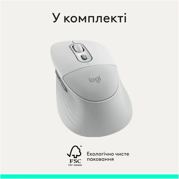 Купити Миша Logitech Signature Comfort Plus M850 L Wireless White (910-007716) - фото 14
