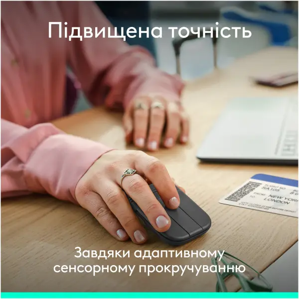 Купити Миша Logitech Mobi Fold Wireless Graphite (910-007604) - фото 7