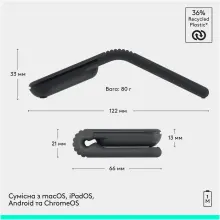Купити Миша Logitech Mobi Fold Wireless Graphite (910-007604) - фото 11