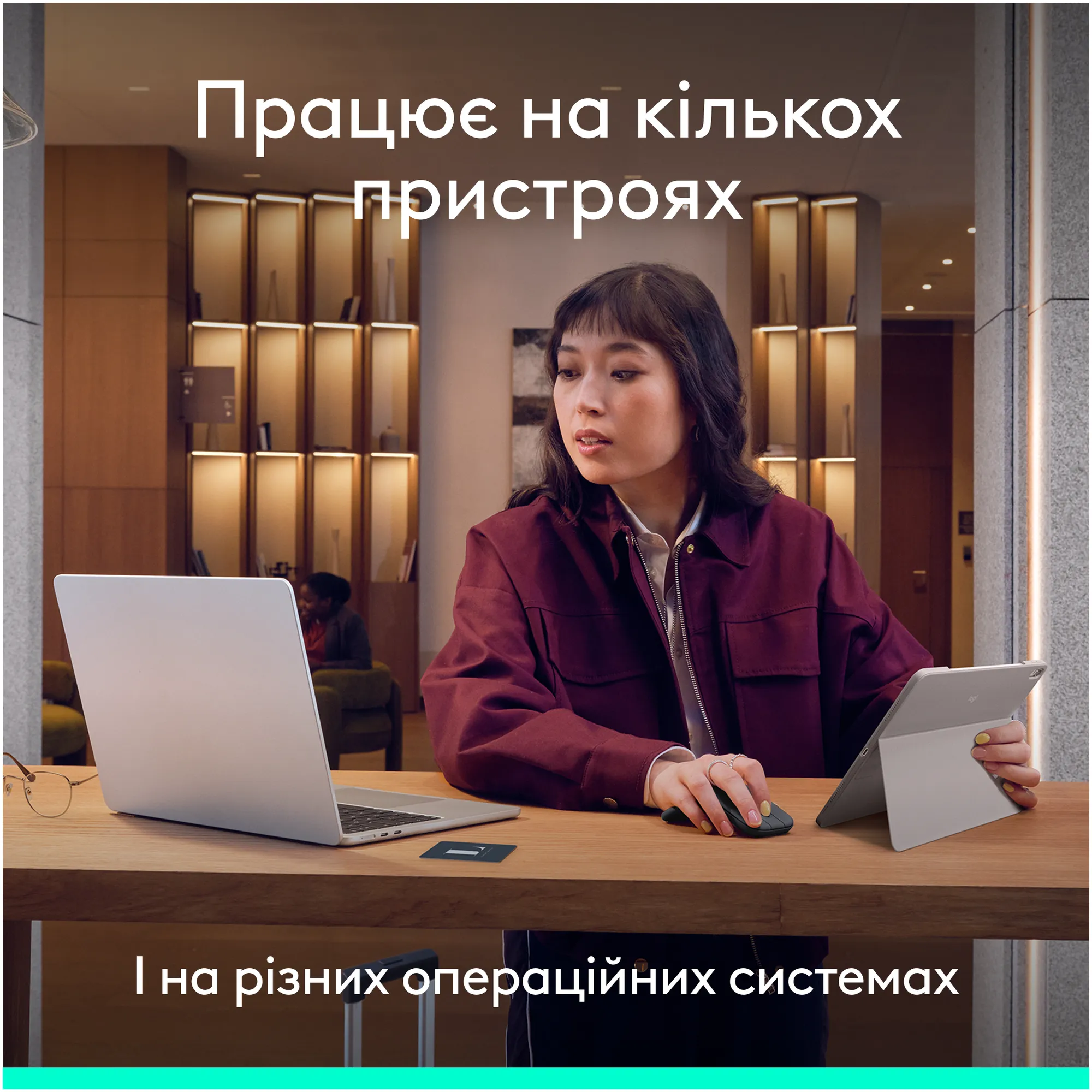 Купити Миша Logitech Mobi Fold Wireless White (910-007631) - фото 8